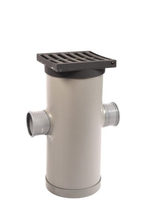 Straatkolk met dubbele, gelijke uitgang